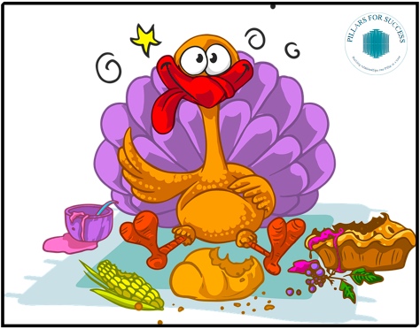 Turkey cartoon expressing Perfect Parenting myth